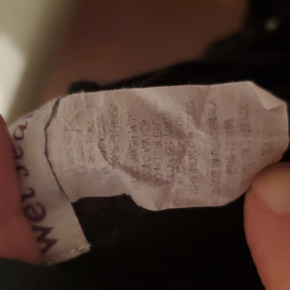 VTG Y2K Wet Seal 2x black sheer sequins tank top with sheer undershirt - Picture 8 of 11